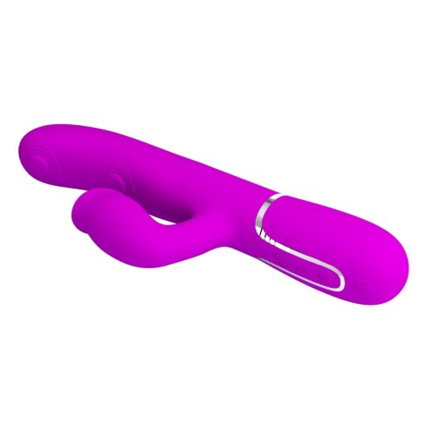 Wibrator króliczek Pretty Love Gigi fioletowy z lizaniem USB