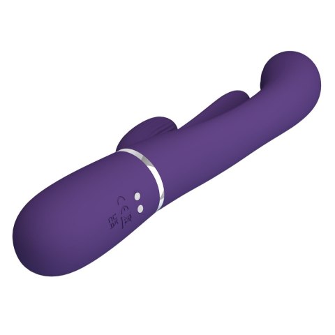 Wibrator króliczek Pretty Love Shonia ciemnofioletowy silikonowy 7 trybów