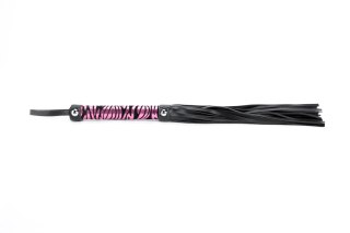 Flogger Argus fioletowy lampart 45 cm