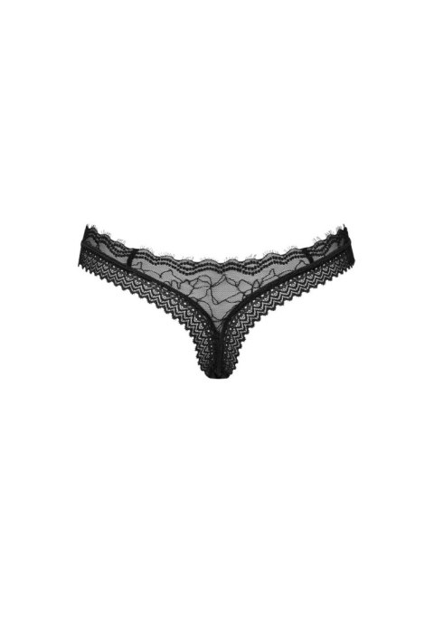 Stringi koronkowe Obsessive Medilla czarne M/L