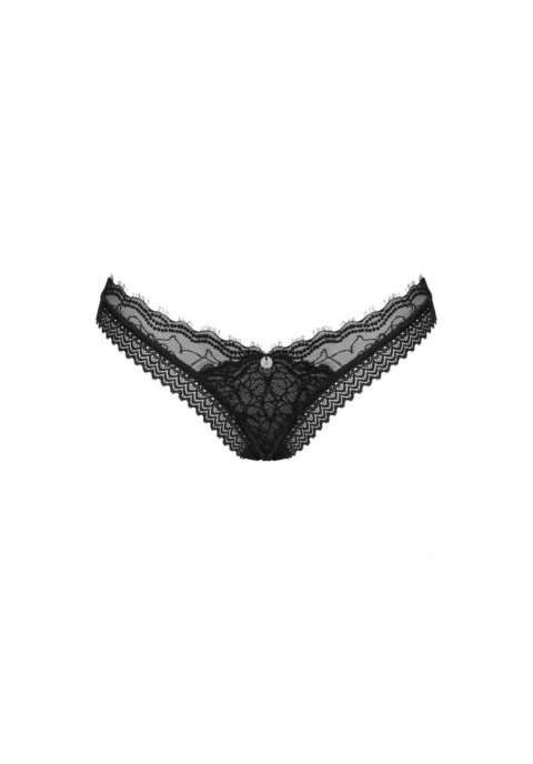 Stringi koronkowe Obsessive Medilla czarne M/L