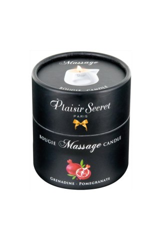 Świeca do masażu Plaisir Secret granat 80 ml