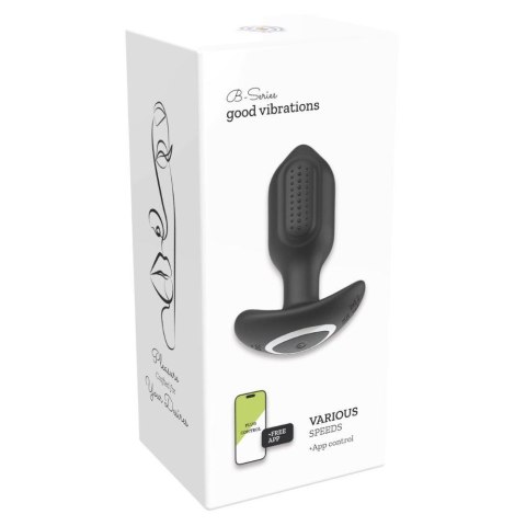 Wibrujący korek analny Bliss APP silikonowy USB