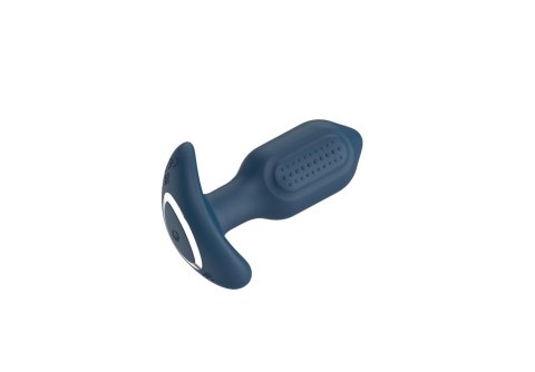 Wibrujący silikonowy korek analny Victoria z pilotem USB