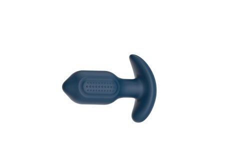 Wibrujący silikonowy korek analny Victoria z pilotem USB