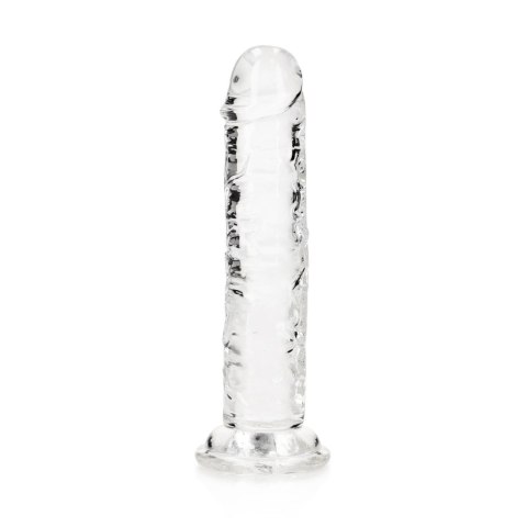 Dildo realistyczne RealRock przezroczyste z przyssawką 14 5 cm