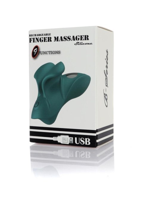Masażer na palce silikonowy B Series Magic USB 9 funkcji