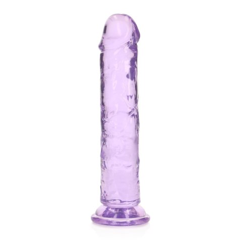 Przezroczyste realistyczne dildo z przyssawką RealRock 18 cm