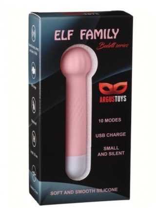 Wibrator silikonowy Argus Elf family 4 USB 10 cm