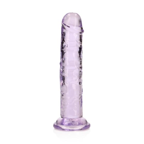 Żelowe przezroczyste dildo realistyczne z przyssawką RealRock 14,5 cm