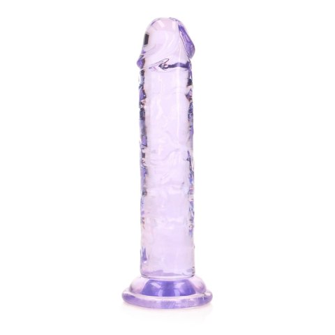 Żelowe przezroczyste dildo realistyczne z przyssawką RealRock 14,5 cm
