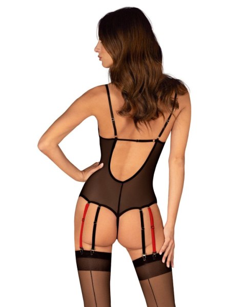 Body otwarte Glandez Obsessive czarne M/L