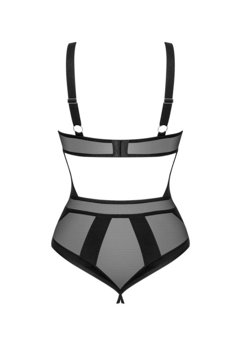 Body otwarte Obsessive Chic Amoria czarne XS/S