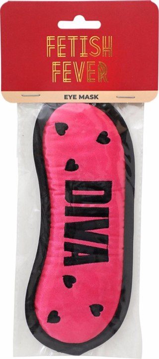 Delikatna maska na oczy Fetish Fever Diva różowa