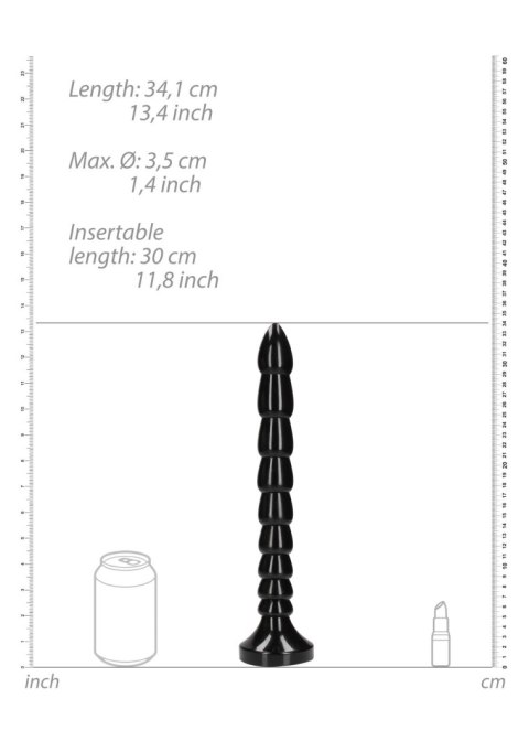 Dildo analne spiralne Ouch wąż 30 cm