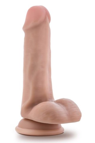 Dildo realistyczne Blush Dr Jeffrey z jądrami beżowe 16 cm
