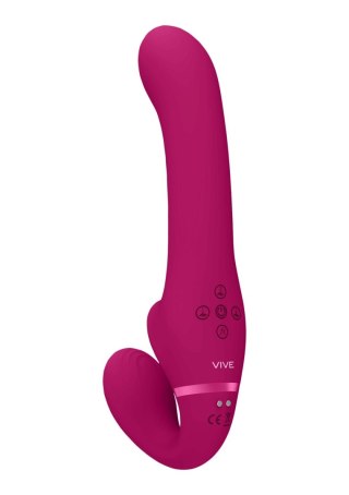 Strap on bez paska Vive Ai z wibracją i falami powietrznymi