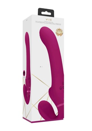 Strap on bez paska Vive Ai z wibracją i falami powietrznymi