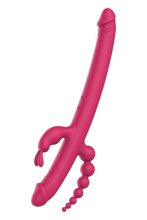 Wibrator Dream Toys Essentials Anywhere Pleasure Vibe różowy 40 cm USB