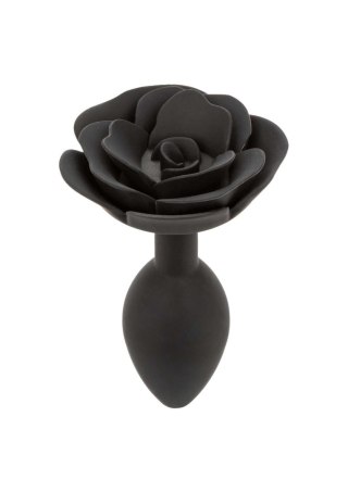 Korek analny silikonowy Calexotics Forbidden Rose duży czarny