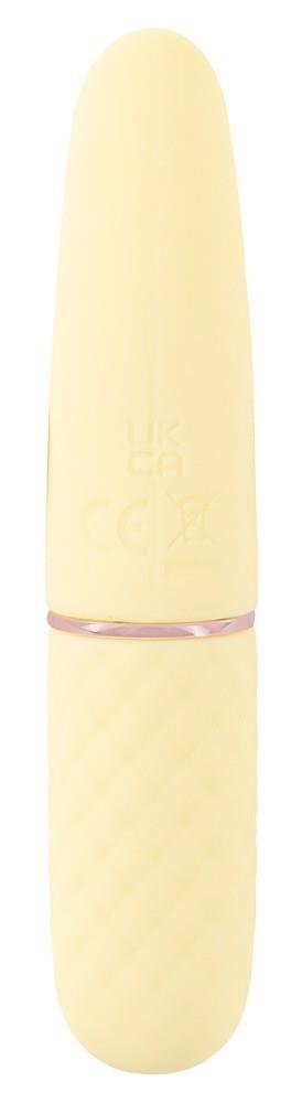 Mini wibrator Cuties silikonowy żółty USB 10,5 cm