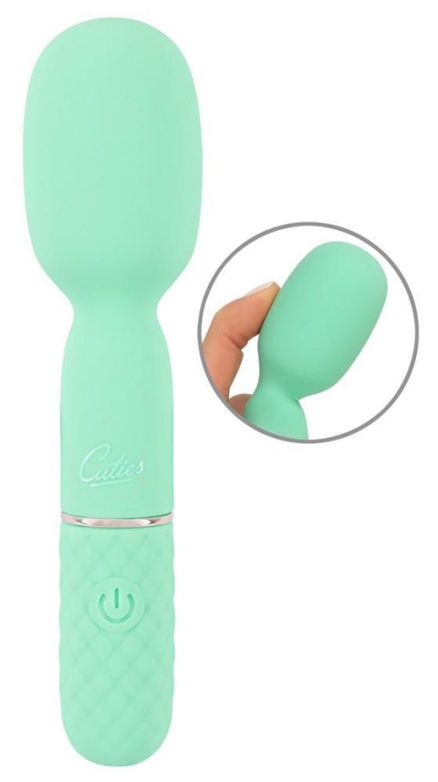 Wibrator mini Cuties zielony silikonowy USB 13 cm