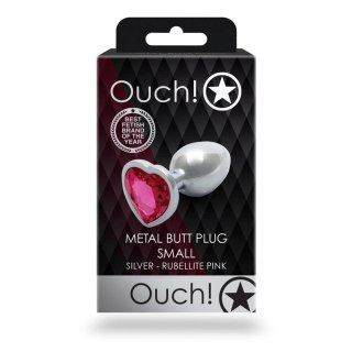 Korek analny Heart Gem Ouch mały 6 cm
