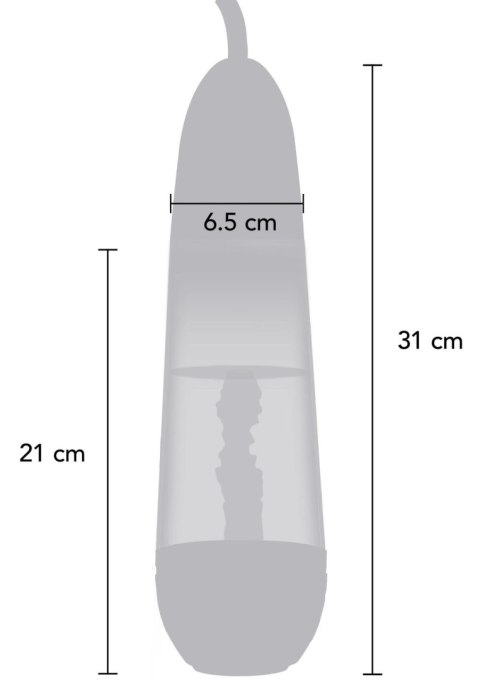Pompka do penisa Fusion X z powiększającym rękawem 30,5 cm