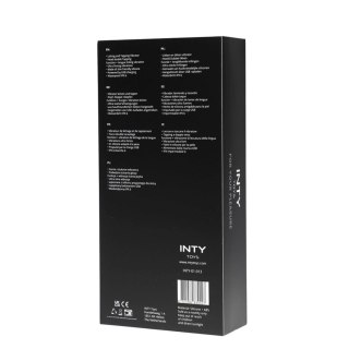 Silikonowy wibrator Dice z lizaniem i stukaniem INTY Toys USB