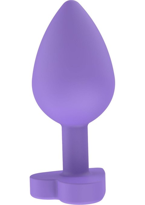 Korek analny silikonowy Secret Entrance ToyJoy fioletowy 8.5 cm