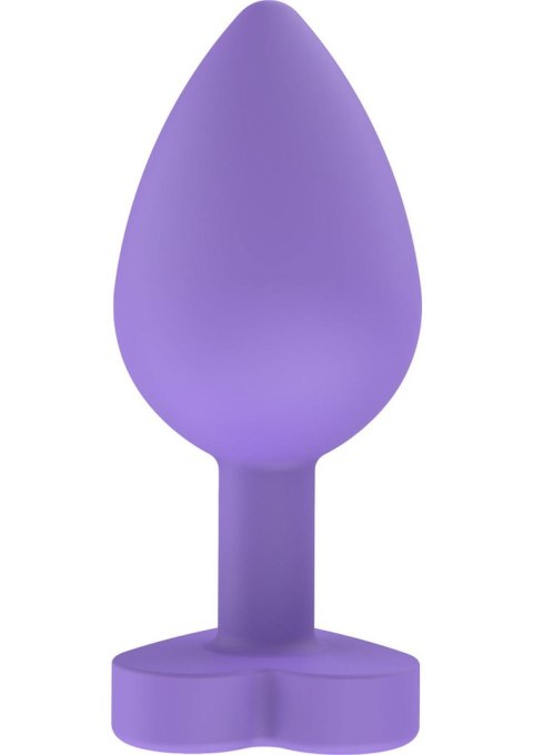 Korek analny silikonowy Secret Entrance ToyJoy fioletowy 8.5 cm