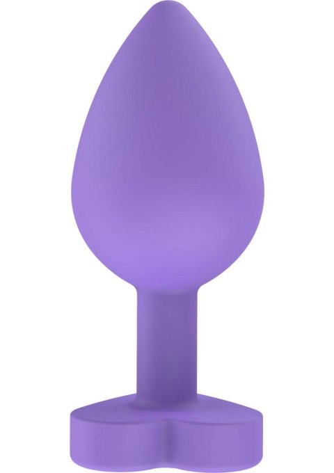 Korek analny silikonowy Secret Entrance ToyJoy fioletowy 8.5 cm