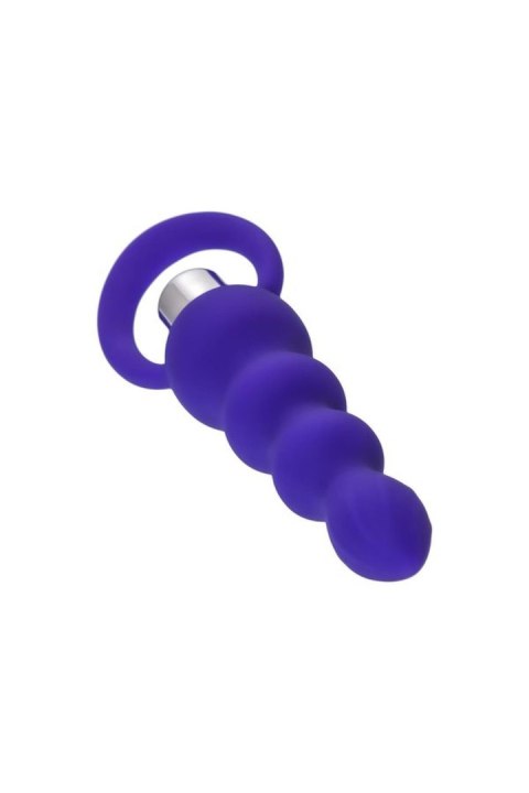 Korek analny silikonowy Twisty fioletowy 14 cm