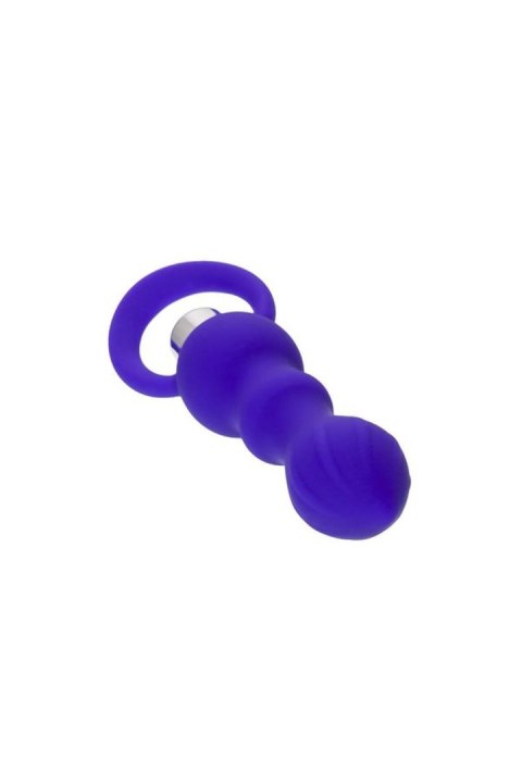 Korek analny wibrujący Curvy ToDo silikonowy fioletowy 14 cm