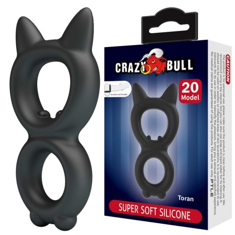 Pierścień erekcyjny super miękki silikonowy Crazy Bull Toran