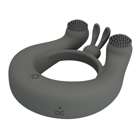 Pierścień wibrujący silikonowy Pretty Love Master Ring 12 trybów pamięci