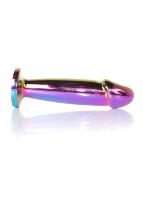 Stalowy korek analny penis z diamentem HeavyFun 12 cm