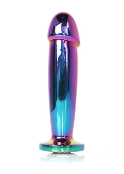 Stalowy korek analny penis z diamentem HeavyFun 12 cm