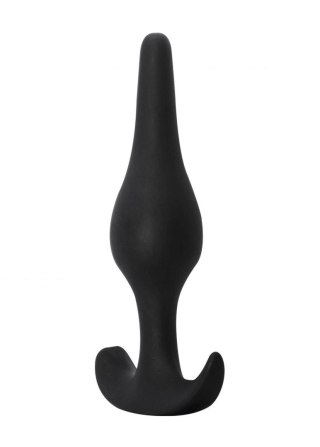 Korek analny silikonowy Lola Toys Smooth czarny 10,5 cm