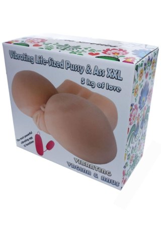 Masturbator wibrujący realistyczna wagina i dupa XXL B-Series Lyla 27 cm