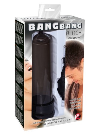 Pompka próżniowa Bang Bang do penisa czarny 20 cm