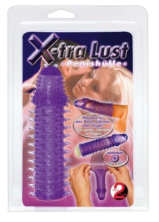 Przedłużka na penisa You2Toys Super Stretch lila 14,5 cm