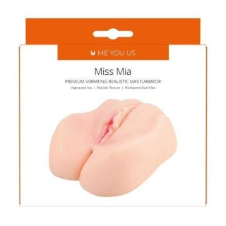 Wibrujący realistyczny masturbator Miss Mia Me You Us cyber skóra