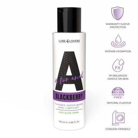 Lubrykant analny wodny jeżynowy Lube4lovers 120 ml
