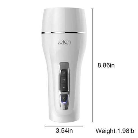 Masturbator automatyczny Leten Yui Hatano wibrujący USB 22,5 cm