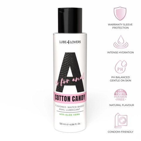 Wodny lubrykant analny waty cukrowej Lube4lovers 120 ml