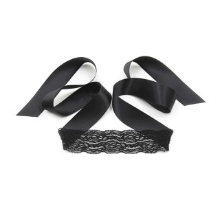 Koronowy Zestaw Bondage Lace Me Up Crushious Czarny