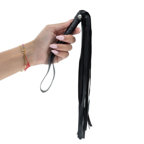 Pejcz dziewięcioogonowy Crushious Floggy czarny 58 cm
