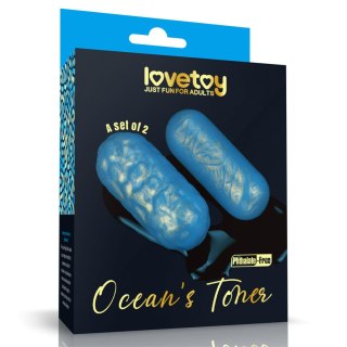 Zestaw silikonowych kulek Ocean's Toner Lovetoy