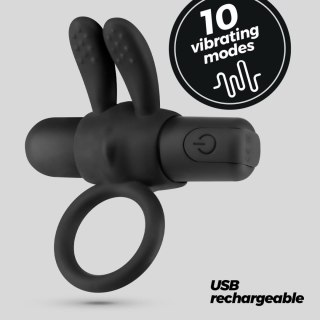 Pierścień erekcyjny wibrujący Crushious Wonka silikonowy USB 7,8 cm